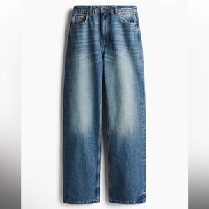 Divided new BLEECKER HIGH RISE WIDE LEG JEANS